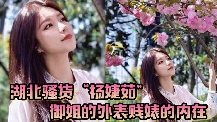 湖北骚货“杨婕茹”御姐的外表贱婊的内在，到处玩弄男人感情，脚踏好几条船