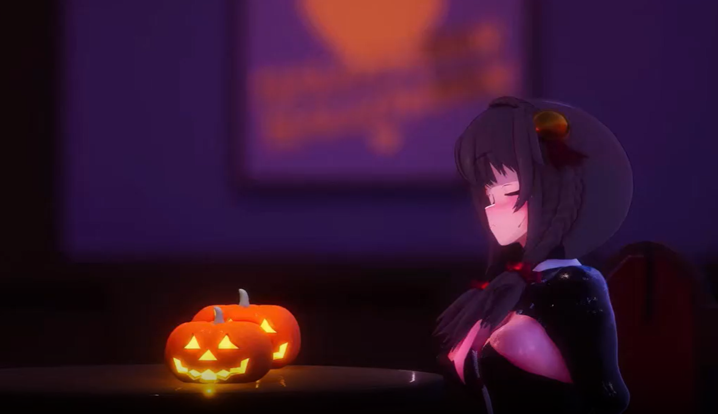 红魔族-岩原 万圣节的入场卷 骚气的女人出卖了自己