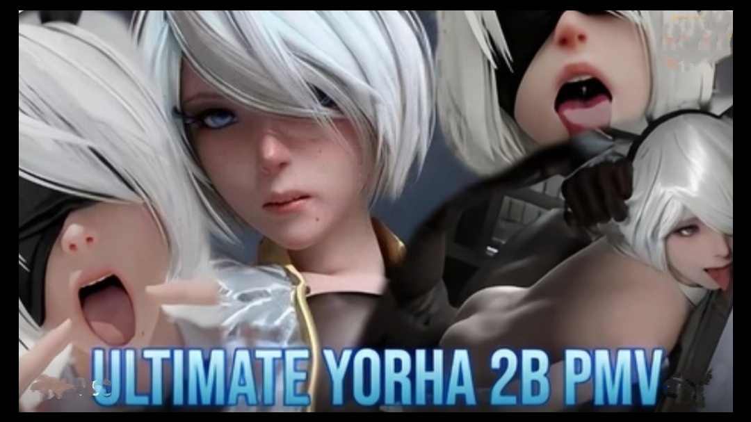 【3D】 同人御姐2B皮衣