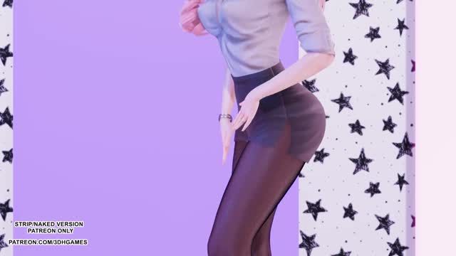 MMDAOA-ExcusemeSeraphine性感Kpop舞蹈4K英雄联盟KDA韩国舞蹈