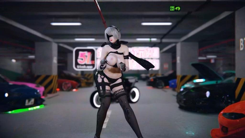 MMD女骑士2B小姐姐KDATheBadest